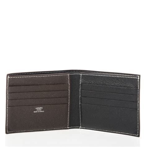 hermes wallet epsom|HERMES Epsom MC2 Copernic Compact Colorblock Wallet Gold .